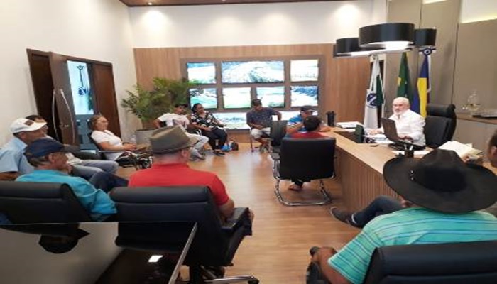Guaraniaçu - Representantes da Comunidade Bela Vista são recebidos na Prefeitura Municipal