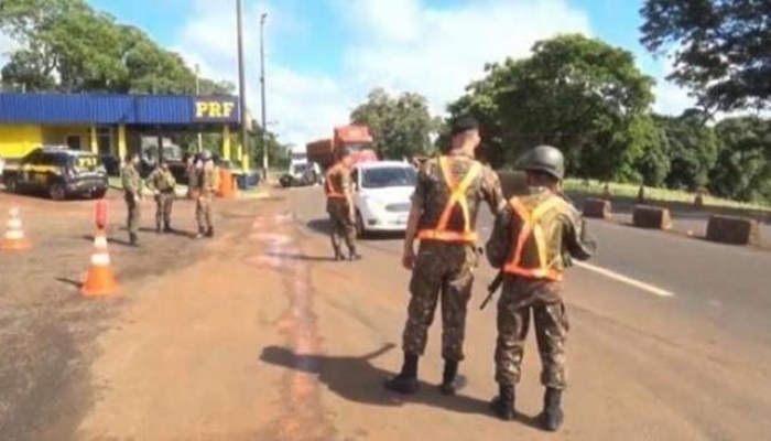 Exército intensifica fiscalização na fronteira com o Paraguai e Argentina