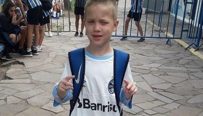 Laranjeiras - Matheus Henrique, menino de 8 anos é contratado pelo Tricolor Gaúcho