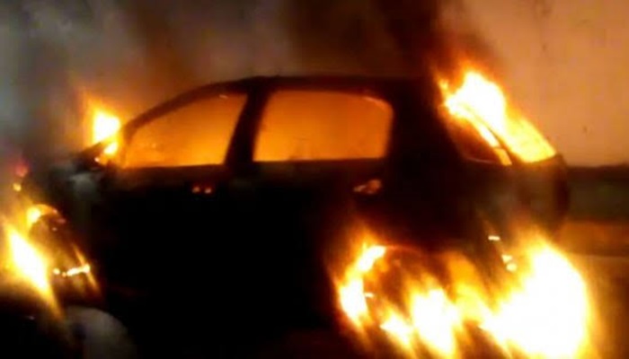 Goioxim - Homem baleado teve casa e carro incendiado 