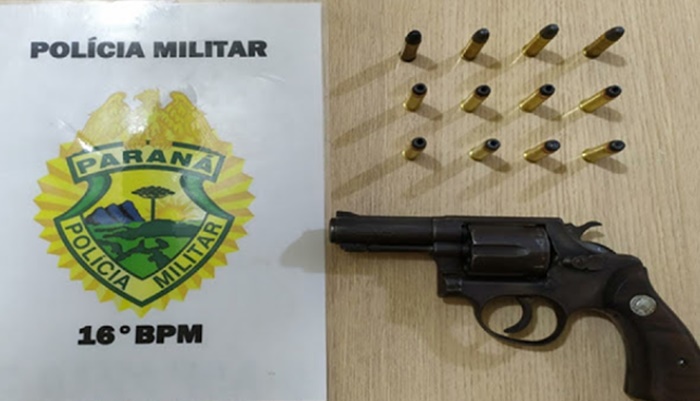 Pinhão - Policia Militar faz mais uma apreensão de arma de fogo