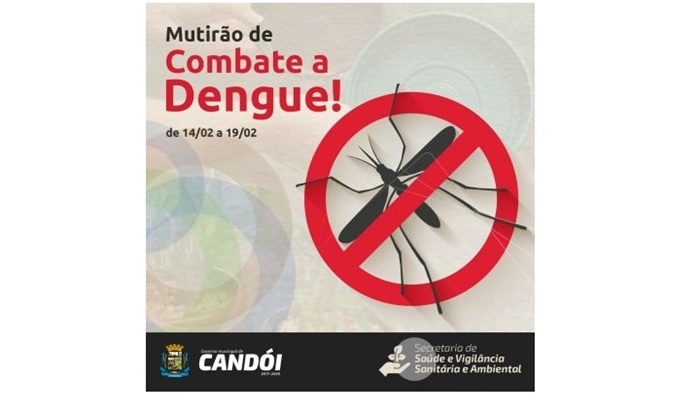 Candói - Mutirão de conscientização e prevenção à dengue será realizado