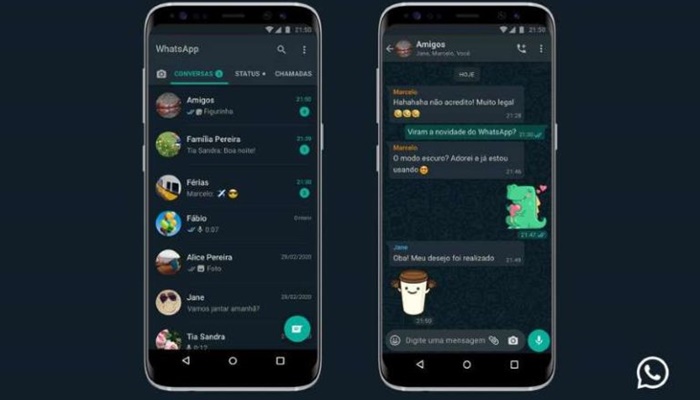 WhatsApp lança modo escuro para iPhone e Android; entenda