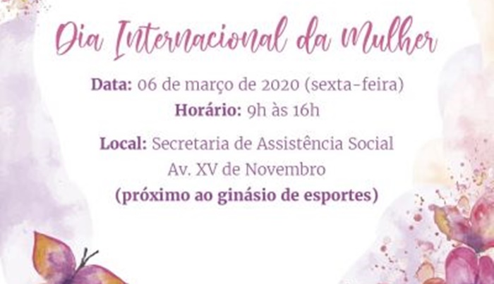Candói - Secretaria de Assistência Social promove evento para celebrar o Dia Internacional da Mulher