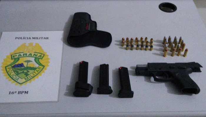 Laranjeiras - Rotam prende indivíduo com pistolas e munições no Bairro Industrial 