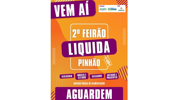Pinhão - Associação Comercial realiza 2º Feirão Liquida Pinhão em Abril