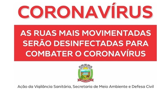 Reserva do Iguaçu - Prefeitura iniciou processo de desinfecção da cidade contra o Coronavírus – Covid19