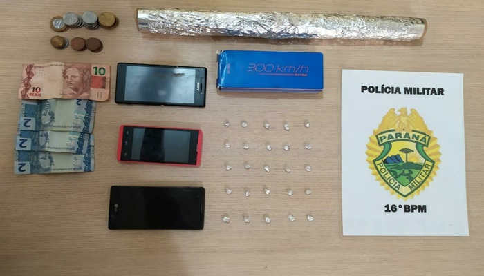 Pinhão - Polícia Militar “estoura” mais um ponto de Tráfico de Drogas