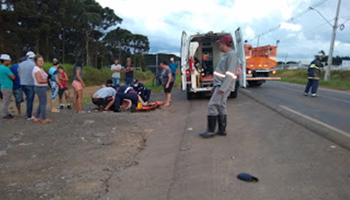 Pinhão - Mulher morre após ser atropelada na PR-170