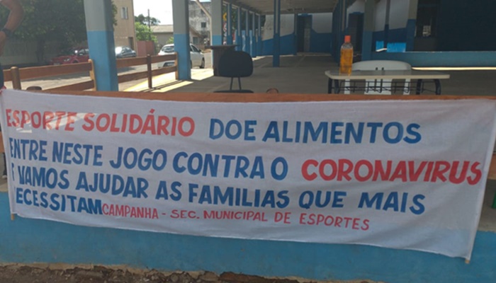Pinhão - Secretaria de Esportes inicia nesta segunda-feira, campanha de arrecadação de alimentos