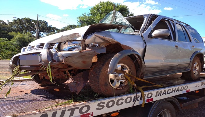 Quedas - PRE atualiza informações do acidente ocorrido na Vila Rural