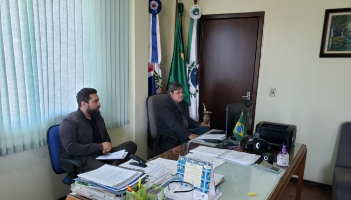 Pinhão – Prefeito participa de vídeo Conferência com Secretário de Estado da Saúde, Chefe da Casa Civil e Deputado Bakri