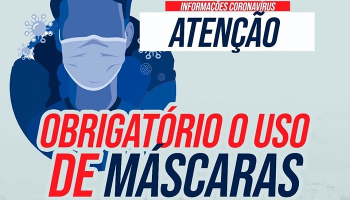 Pinhão – Uso de máscaras passa a ser obrigatório como medida de proteção contra o Coronavírus