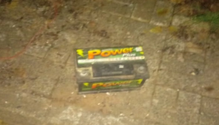 Pinhão - Ladrão furta bateria em pátio de Delegacia e acaba preso
