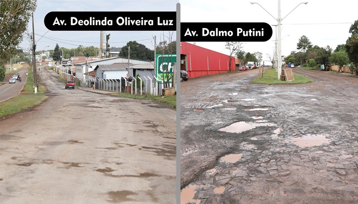 Laranjeiras - Autorizada licitação para recape asfáltico das Avenidas Deolinda da Luz e Dalmo Putini