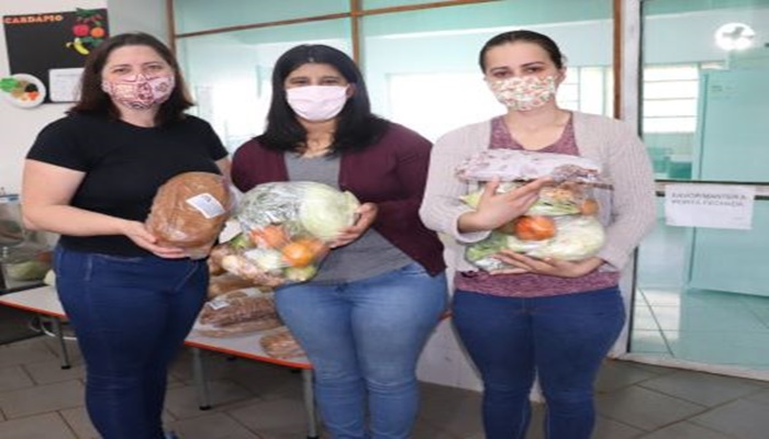 Candói - Secretaria de Educação inicia entrega dos kits de alimentação