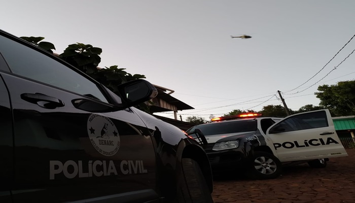 Catanduvas - Polícia Civil no combate ao Tráfico de Drogas faz operação em municípios da região 
