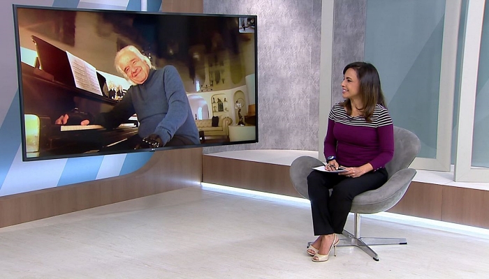 Maestro João Carlos Martins dá entrevista ao Impressões, da TV Brasil