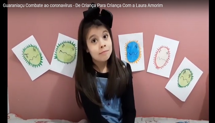 Guaraniaçu - Combate ao coronavírus - De Criança Para Criança Com a Laura Amorim