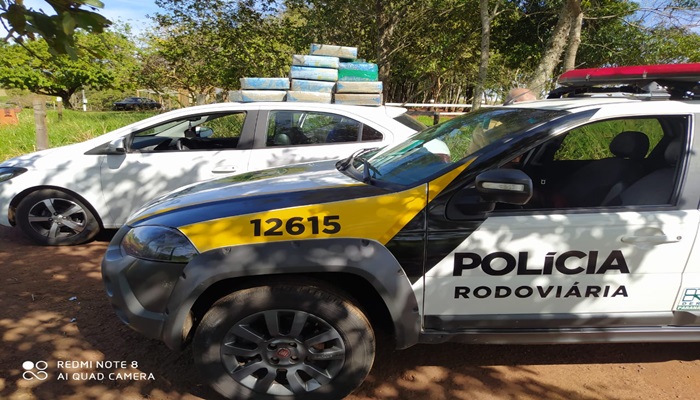 Posto Policial Rodoviário de Marechal C. do Rondon realiza apreensão de maconha