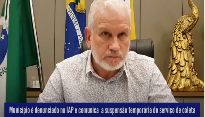 Guaraniaçu - Município é denunciado no IAP e prefeito determina temporariamente a suspensão da coleta de galhos e entulhos de construção