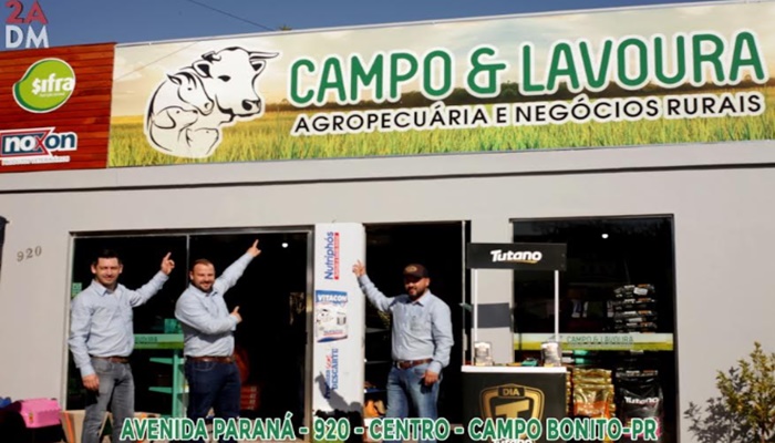 Campo Bonito - Toninho participa da Inauguração da Agropecuária Campo e Lavoura
