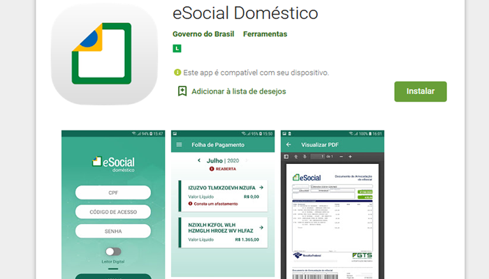 Governo lança aplicativo eSocial Doméstico para dispositivos móveis