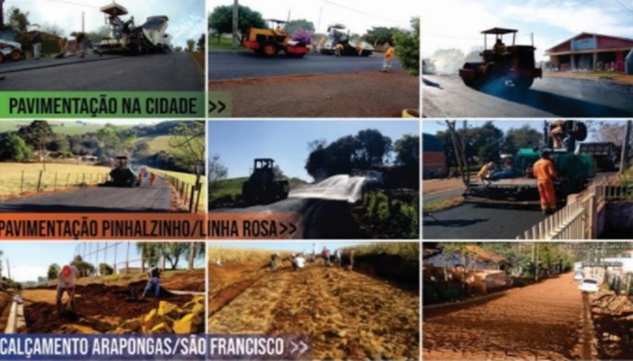 Rio Bonito - Prefeitura está promovendo a pavimentação asfáltica e colocação de calçamento na cidade e na zona rural