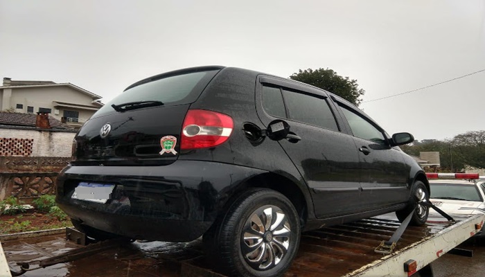 Virmond - Veículo furtado em Marquinho é recuperado pela PM 