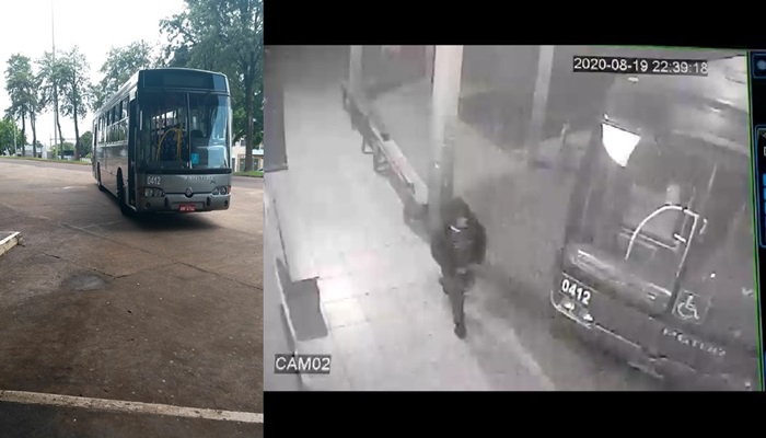 Três Barras - Ônibus furtado na Rodoviária é recuperado pela PM em Cascavel 