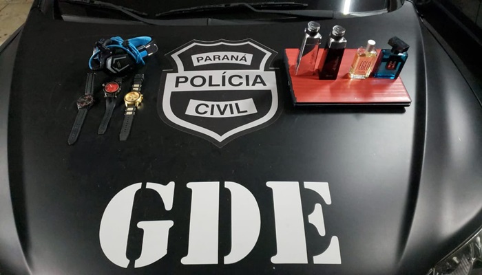 Laranjeiras - Empresário investigado por receptar celulares e notebooks furtados é preso em flagrante pelo GDE 