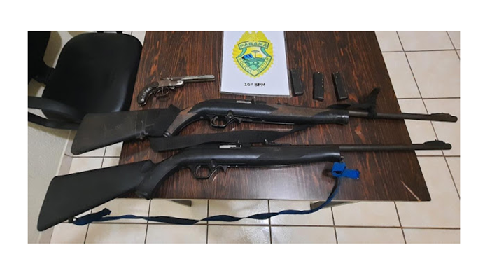 Palmital - PM prende caçador e apreende armas e munições