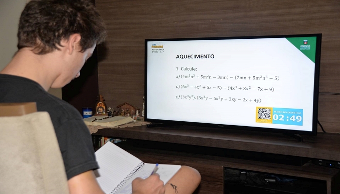 Alunos fecharam trimestre com 20 milhões de atividades semanais