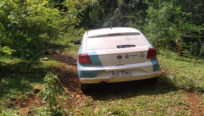 Cantagalo - Veículo da Secretaria de Saúde que havia sido furtado é recuperado nesta tarde 