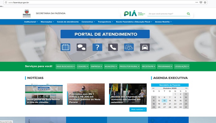 Novo portal da Secretaria da Fazenda facilita acesso aos serviços