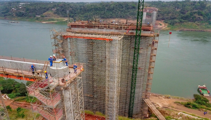 Construção da Ponte da Integração já atinge 34%