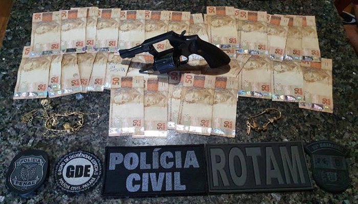 Laranjeiras - Rotam e Polícia Civil prendem dois indivíduos que praticavam assaltos na cidade 