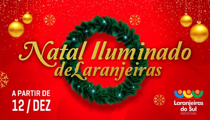 Laranjeiras - NATAL ILUMINADO: Prefeitura vai iniciar a decoração de Natal na Praça José Nogueira do Amaral