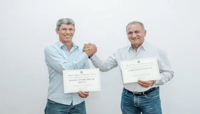 Catanduvas - Prefeito Professor Moisés e Vice Tio Carlos são diplomados 