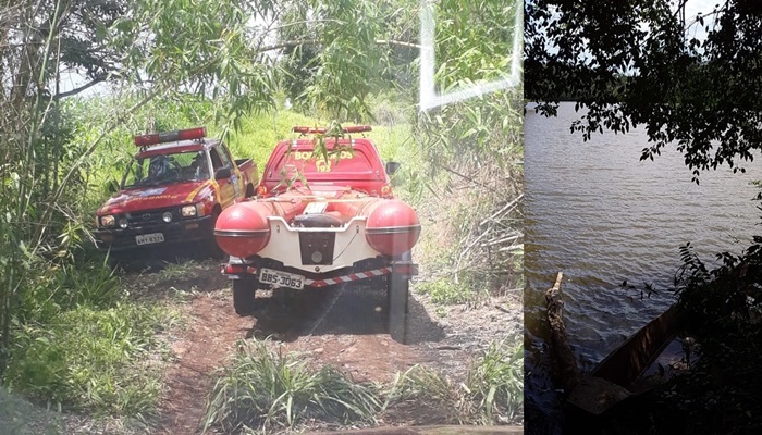 Quedas - Homem morre afogado no Rio Iguaçu. Bombeiros intensificam buscas para encontrar o corpo 