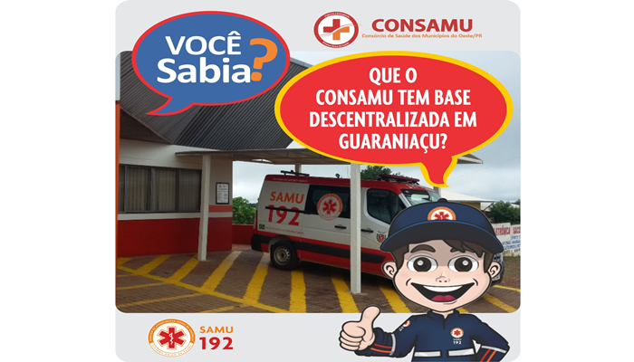 Guaraniaçu - Base do Consamu do município já atendeu mais de 1100 casos 