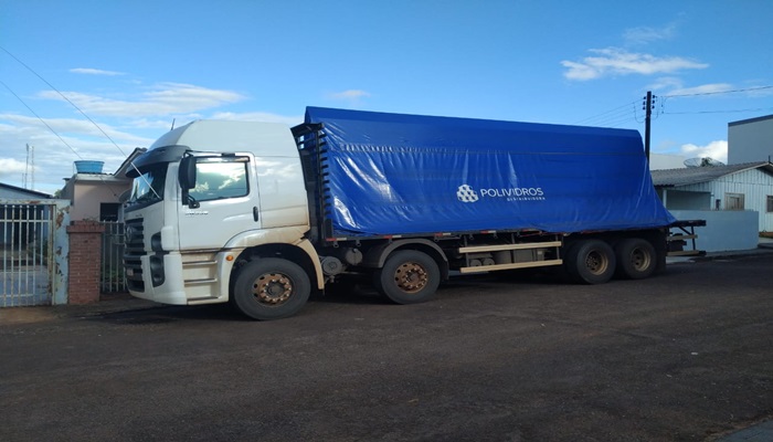Guaraniaçu - Caminhão tomado em assalto em Nova Laranjeiras é recuperado em Guaraniaçu