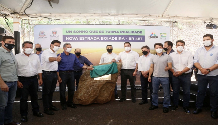 Parceria entre Estado e Itaipu acelera a revitalização da Estrada Boiadeira