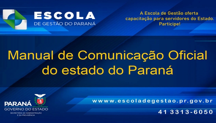 Escola de Gestão lança curso de Manual de Comunicação Oficial