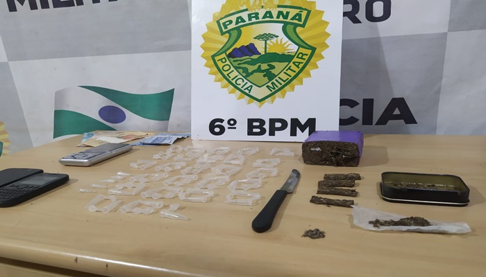 Catanduvas - Casal é preso pela segunda vez pelo crime de Tráfico de Drogas em Catanduvas 