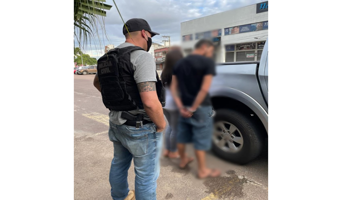 Laranjeiras - Casal de Traficantes de Laranjeiras do Sul são presos em São José dos Pinhais 