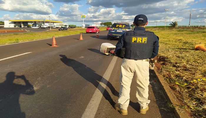 PRF identifica motorista envolvido em acidente com morte na BR-467