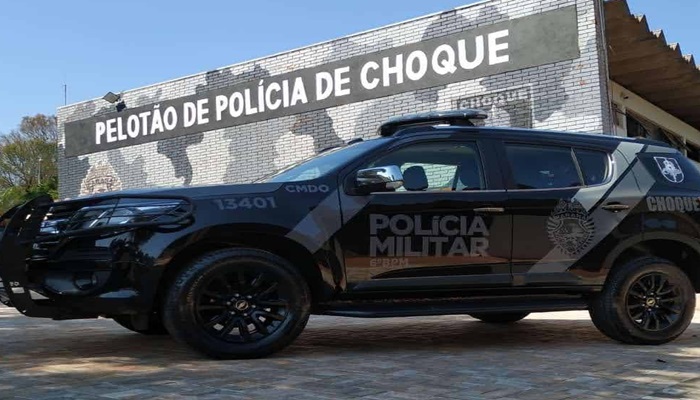Espigão Alto - Choque cumpre Mandado de Prisão na Vila Rica 