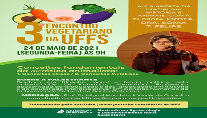 Laranjeiras - Campus promove 3º Encontro Vegetariano da UFFS