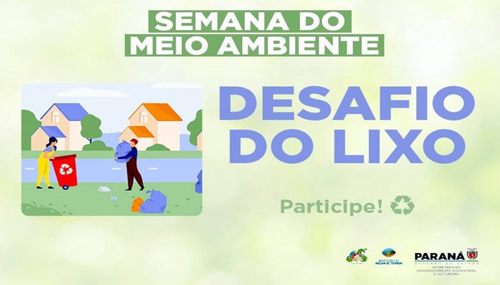 No mês que marca o meio ambiente, campanha estimula limpeza nos municípios